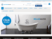 Tablet Screenshot of bathroom4less.co.uk